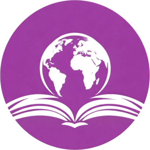 A globe resting above an open book